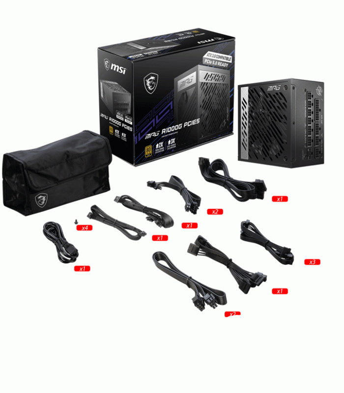 MSI MPG A1000G PCIE5 Power Supply